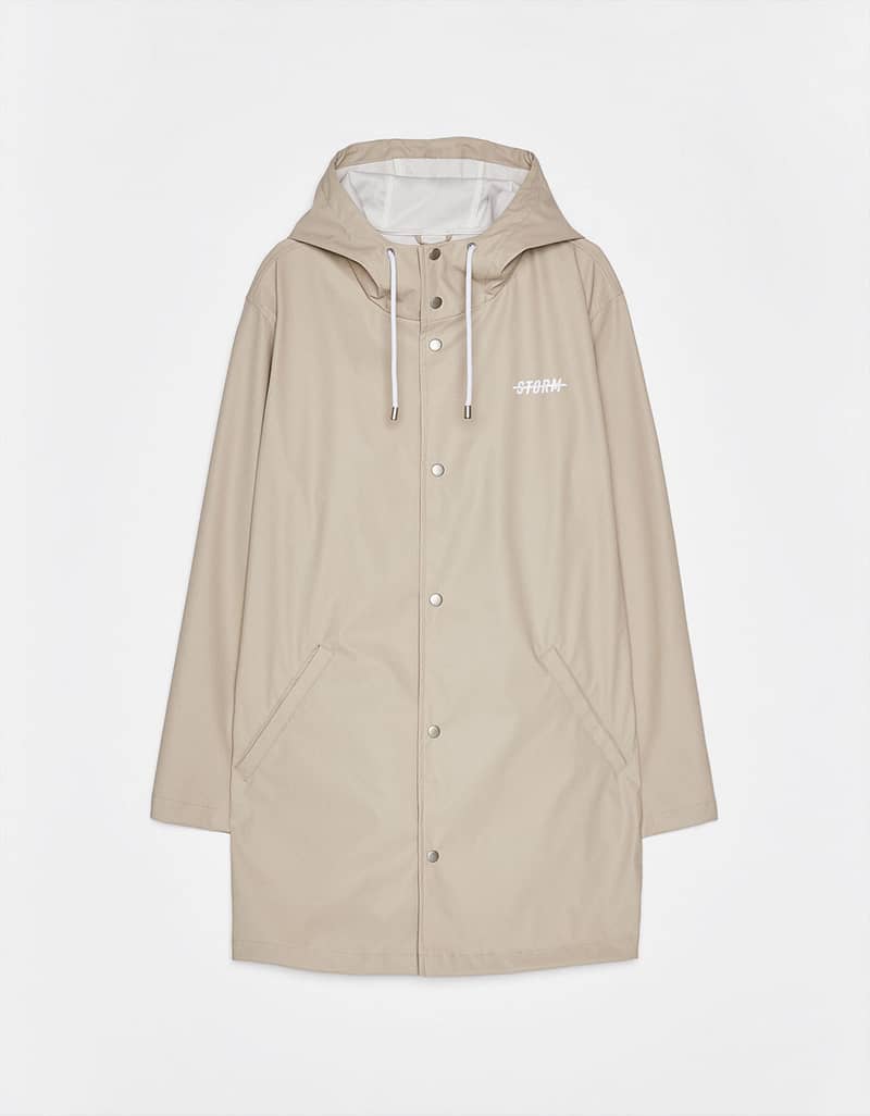 Raincoat with slogan print - Image 5